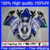 Wstrzyknięcie ciała dla Ducati 848S 1098S Blue Xerox 1198S 848R 07-12 Cowling 14No.99 1098R 1198 2007 2008 2000 2011 2012 2012 848 1098 1198 S R 07 08 09 10 11 12 OEM Wzmacniacz