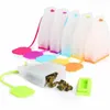 Silicone Tea Tools Infuser, Fineshood Reusable Safe Loose Leaf Bags Teas Stiler Filter med sex färger
