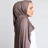 Muzułmański Headscarf Arab Hidżab Miękki Modal Jersey Szalik Femme Musulman Hidżabs islamskie szale i okłady Głowy Szaliki Turban