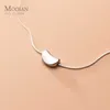 Modian Link Chain Necklace for Women Fashion 925 Sterling Silver Bean Simple Pendant Necklace Fine Jewel Girl Gift 210619356G