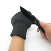 Черно-белая стальная проволока металлические сетчатые перчатки безопасные антиотдельные износ