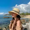 Moda Sun's Sun Chapéus Sunshade Brims Ampla Brims Verão Outdoor Senhoras Boné Sunscreen Praia Vazio Outdoor Feminino Palha Sun Hat G220301