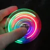 LED Luvas Fingertip Giroscópio Fonte Caractere Stripe Lâmpada Eletrô Trileaf Brilhante Cristal Crianças Dedo Brinquedo