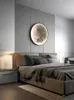 Настенная лампа из луны украшения для спальни гостиной дома современный дизайн стиль диван фон интерьер светодиодный ночной светильник
