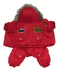 Haustier Katze Hund Mantel Jacke Winter Welpen Hoodie Kostüm Overall Mit Kapuze Weiches Fell Warme Kleidung Bekleidung für Kleine Große Hund haustier 211007