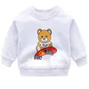 100% Algodão Roupas Infantis Desenho Urso Meninos Meninas Roupas Manga Longa Bebê Meninos Meninas Camisolas Camisetas Pulôver Roupas Tops