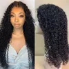 Brazilian Kinky Curly Human Hair 4x4 Lace Closure Wigs for Women Pre Plucked Wig with Baby Hair