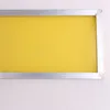 Cadre de sérigraphie en aluminium 43x31cm tendu avec une maille jaune en polyester imprimé en soie blanche 120T pour circuit imprimé 512 V2947618