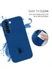 S24 CASE Silicone liquide doublure en microfibre douce coque de téléphone pour Samsung galaxy S24 Ultra s23fe s23 s22 s21 s20 s10 s8 s9 NOTE20 couvertures arrière