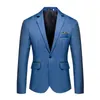 Men's Suits Blazer Masculino Fashion Formal Business Men Suit Coat Wedding Dress Mens Solid Color Jackets Tops Clothing & Blazers