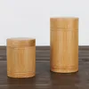 Bambu Çay Kavanoz Taşınabilir Bambu Konteyner Teneke Kutu Çay Saklama Kutusu Baharatlar Için Kapaklı Çay Kahve Şeker Kapaklı
