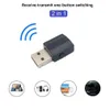 Bluetooth Audio-ontvangerzender 2 in 1 Mini 3.5mm Jack AUX USB Stereo Music Wireless Adapter voor tv-auto PC-hoofdtelefoons