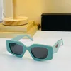 Designer-Occhiali-Sonnenbrille für Männer, Termin, Reisen, Mode, Party, sexy Frauen, Occhiali da Sole, Acetat, quadratischer Rahmen, allmähliche Linse mit Originaletui, Stoff PR15YS