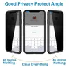 iPhoneのプライバシー強化ガラス磁気ケース14 13 12 11 Pro XS MINI XR 6 6S 7 8 PLUS SE CASE ANTI SPY METAL MAGNET COVER
