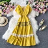 Vestido de bordado vintage boho branco vestido de verão borla elegante vestidos de praia 2020 roupas florais boêmio vermelho mori menina vestido x0521