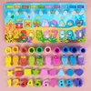 Enfants Math Jouets pour Toddlers Puzzle éducatif en Bois Pêche Jouets Numéro Shape Jeux de Jeux Jouet Jouet Z220302