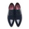 أحذية رجالي مريحة أكسفورد جلد طبيعي أزياء رجل الأعمال اللباس عارضة حذاء للرجال