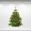 Merry Christmas Wall Stickers Fashion tree Window Room Decoration PVC Vinyl Year Home Decor Removable#30 Y201020