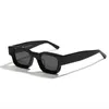 2021 TREND THIERRY RHEVISION Hoogwaardige rechthoek Acetaat Miguelstreet Hiphop Style Sunglasses Optische receptlens