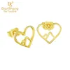 delicate gold earrings