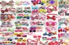 100pcs/Lot Big sale Handmade Hallowen Holiday Dog Ties Pet Dog Neckties Ribbon Dog Bow Ties Pet Grooming Supplies Mix Styles Wholesale PE15