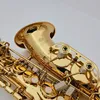 Einzigartiges Jupiter JAS-567GL Altsaxophon Eb Tune Brass Gold professionelles Musikinstrument mit Kofferzubehör