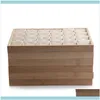 Packaging & Jewelryarrivals Wood Jewelry Display Tray Necklace Ring Earring Stand Holder Pendants Organizer Bracelet Showcase Pouches Bags