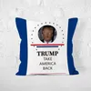 7Colors Linen Poduszki Pokrywa Trump 2024 Rzut Poszewka na Poduszkę USA Flaga Dzień Niepodległości Prezenty Domowa Sofa Poszewki RRE11517