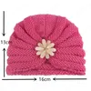 16*13 CM Morbido E Confortevole Lavorare A Maglia Cappello Di Lana Caldo Moda Crochet A Strisce Infantile Beanie Berretti Accessori Per Capelli Fotografia Puntelli