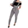 Woman High Waist Solid Sports Pants Fashion Trend Bandage Suspender Slim Joggers Designer Autumn Casual Sling With Belt Trousers For Ladies