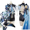 Game Genshin Impact Eula Cosplay Costume Outfits Halloween Carnival Suit Y0903