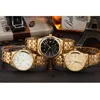 Autres montres Autres montres Montreuse-bracelet New Chenxi Gold Watch Mens Montres Analog Calle de poigne