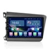 Video Video Auto-Radio Multimedia Player DVD Android Bluetooth para Honda Civic 2012-2015 GPS Navegação Estéreo