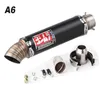 Motosiklet Yoshimura Egzoz Evrensel Kimliği 51mm Paslanmaz Çelik Motosiklet Egzersiz Muffler Kaçış NC700 CBR500RR GSXR250320K