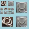 Beaded Neckor Pendants Jewelry 12- 1M Barock South Sea White Pearl Necklace 14K Gold Clasp Drop Delivery 2021 H7ZXA