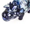 Kleurrijke Pyrex Glas Pijpen Mooie Kleuren Handpijp Handgemaakte Draagbare Innovatieve Triceratops Dinosaurussen Vorm Buis Droge Kruid Tabak Houder Rokendecoratie