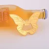50 sztuk Złoty Butterfly Otwieracz do butelek Wina w Pudełko Pudełko Party Party Prezent Darmowa Wysyłka SN2426