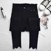 Women's Jeans Women's Slim Slimming Frayed High-waisted Korean Version Of Extra Size Stretch Pants Mother Boyfriend