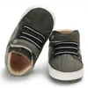 First Walkers 2022 Spring / Autumn Infant Baby Boy Soft Sole PU Leather Crib Shoes 0-18 Months