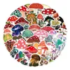 50PcsLot Color Mushroom Waterproof Sticker Children Gift DIY Skateboard Luggage Refrigerator Notebook Decal Sticker4694683