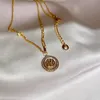 Camellia Anhänger Schlüsselbein Halskette Mode Hip Hop Schmuck Link Kette Designer Halsketten für Männer Frauen Geschenk