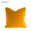 Hem 15 färg tillgängliga modefärger Högsta slut Fine Velvet Cushion Cover Pillow Case Piping 210315