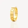 Charm Bridal Love Rings Womens Gold Wedding Ring Couple Jewelry Band Titanium Steel Diamonds Casual Fashion Street Classic Optional with