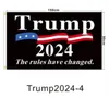 DHL NEW TRUMT 2024 FLAGS U.S. Presidentkampanj Flagg 90*150 cm 3*5ft bannerflagga för hem Garden Yard 13 Stil gratis DHL -fartyg