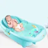 QWZ Baby Bath Net Tub Bezpieczeństwo Wsparcie dla dzieci Opieka nad urodzeniem się regulowanego bezpieczeństwa kołyski Siewica Kąpiel Kąpiel 220301