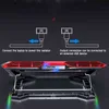 2021 Ny RGB Gaming Cooler Justerbar Notebook Stand 4500 RPM Kraftfull luftflödeskylplatta 12-17 tums bärbar dator 2 USB