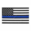Direkt fabrik grossist 3x5ft 90cmx150cm brottsbekämpande officerare USA US American Police Thin Blue Line Flagga Daa33