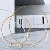 Party Decoratie Circulaire Metalen Bruiloft Boog Achtergrond Ondersteuning Ballonnen Stand Gate Ronde Frame Ijzer Cirkel Outdoor DIY Achtergrond