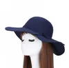 Epacket DHL nave Bombetta autunno e inverno, cappello di lana imitazione fiore moda donna DHLM024 Cappelli a tesa larga