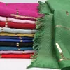 Sciarpa Hijab glitterata Scialli in cotone luccicante geometrico Pashmina Scialli con frange musulmane Avvolge Sciarpe con fascia di moda 180 * 90 cm